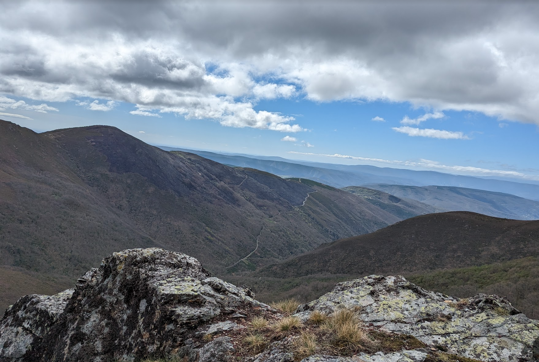 Vistas desde la cresta
